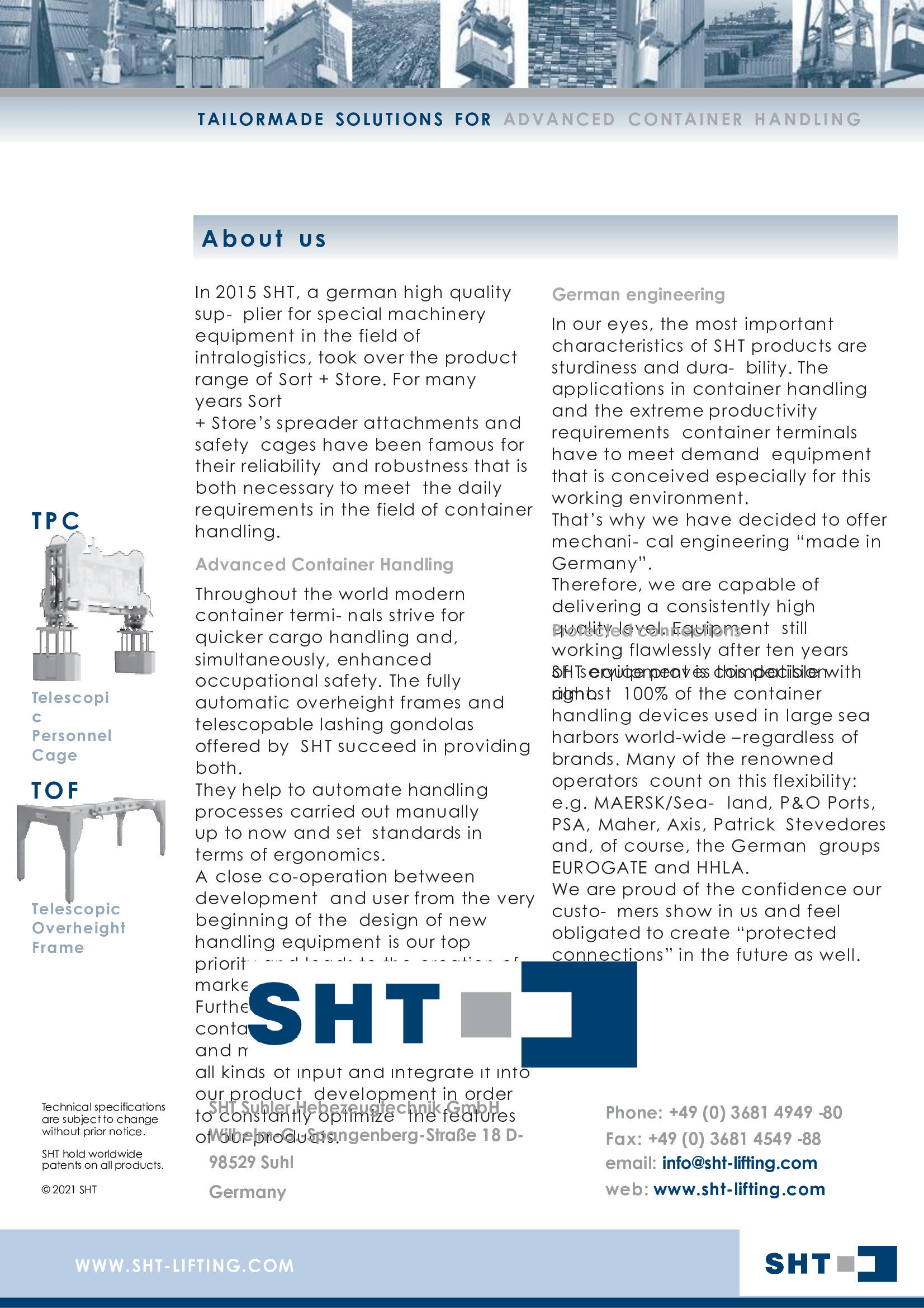 Telescopic Overheight Frame
