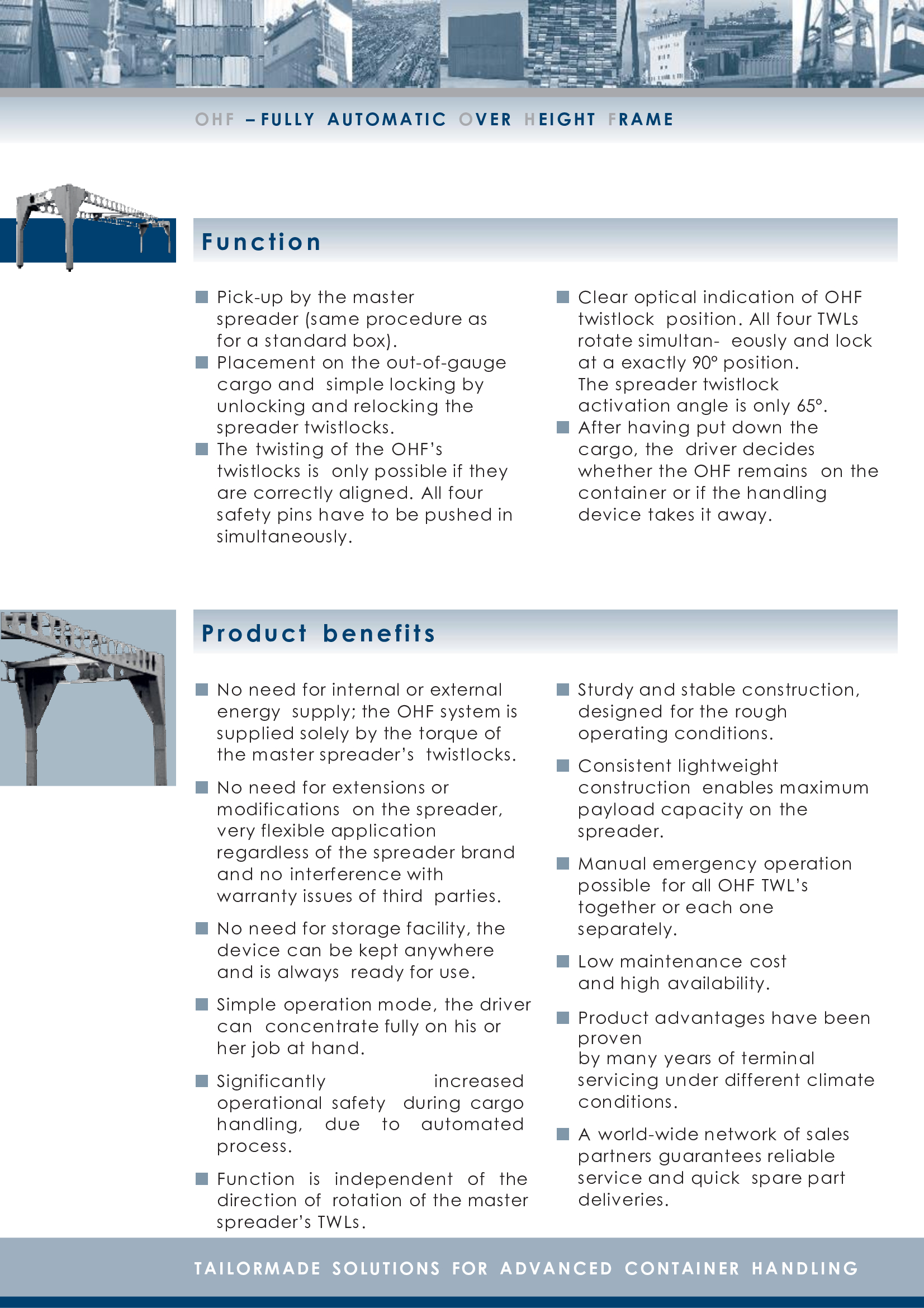 Telescopic Overheight Frame