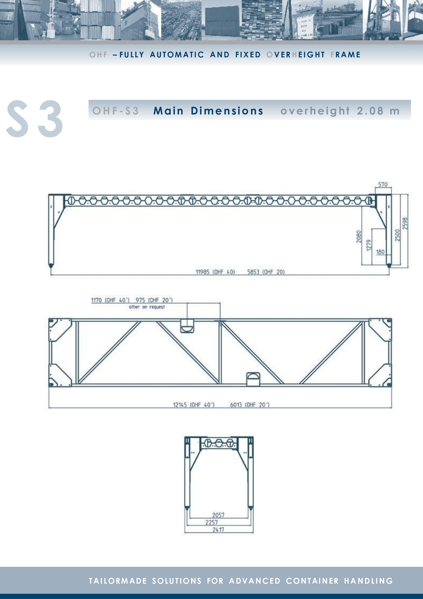 Telescopic Overheight Frame