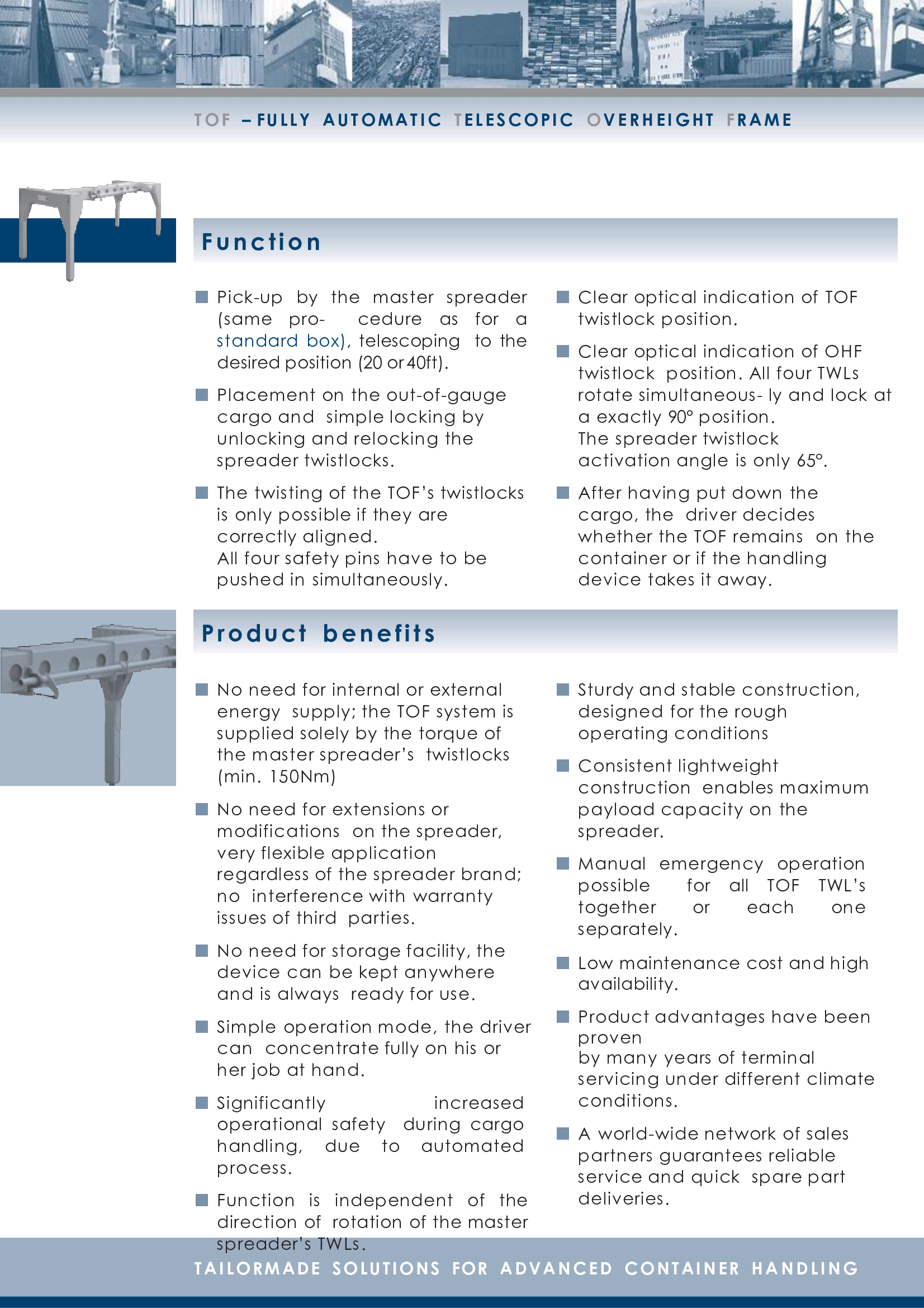 Overheight Frame / Overheight Spreader